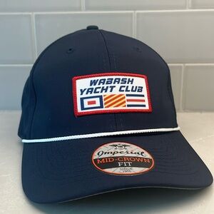 Rare Wabash Yacht Club (Purdue University) rope hat, snap back.